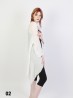 Solid Long-Sleeved Maxi Cardigan